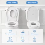 Abattant WC familial DADÉO D002 forme D