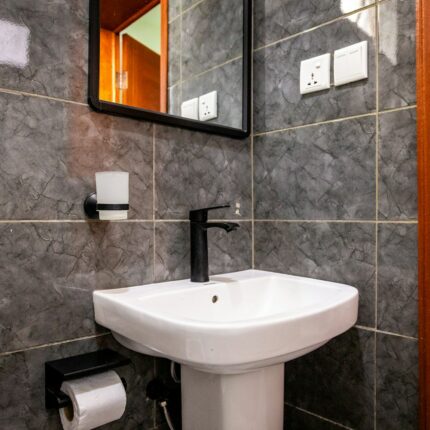 DADÉO Lavabo sur colonne céramique blanc 55 cm